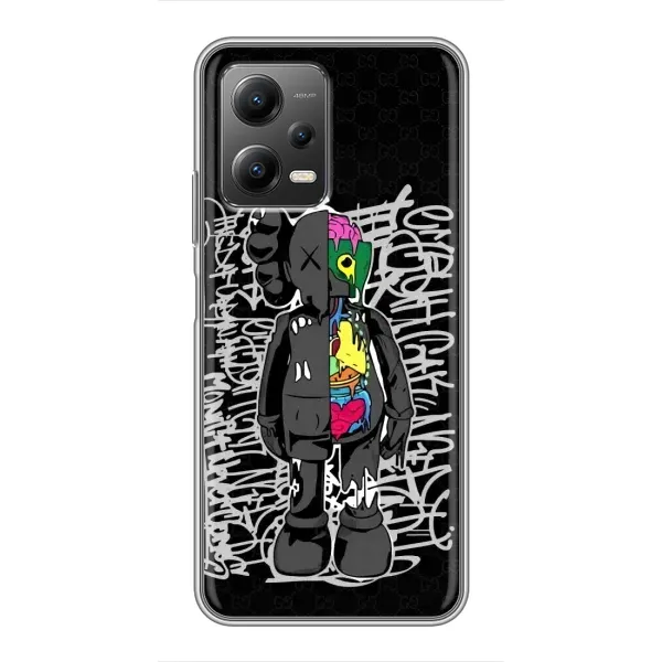 Чохол з принтом «Стиль Bearbrick» для Xiaomi POCO X5 (5G)