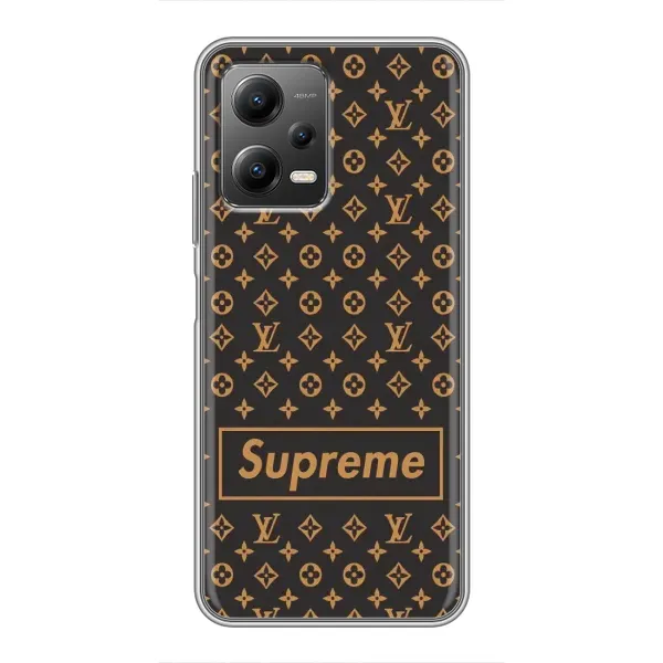 Чохол з принтом «Supreme LV» для Xiaomi POCO X5 (5G)