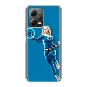Чехол с принтом Фантастическая четверка для Xiaomi POCO X5 (5G) (Сью Сторм полет)