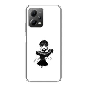 Чехлы Венсдей на Xiaomi POCO X5 (5G) Уэнсдей (AlphaPrint) (танец Уэнздей)