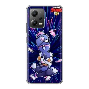 Чехлы Brawl Stars для Xiaomi POCO X5 (5G) (AlphaPrint) (Тара)