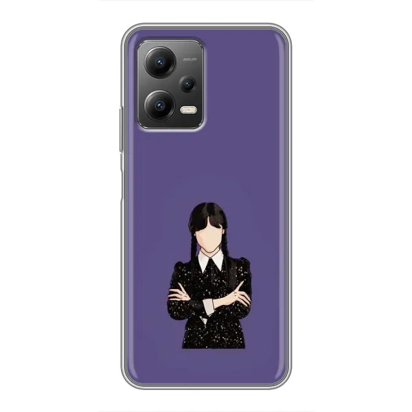 Чехол с принтом «Уэнздей в черном» для Xiaomi POCO X5 (5G)