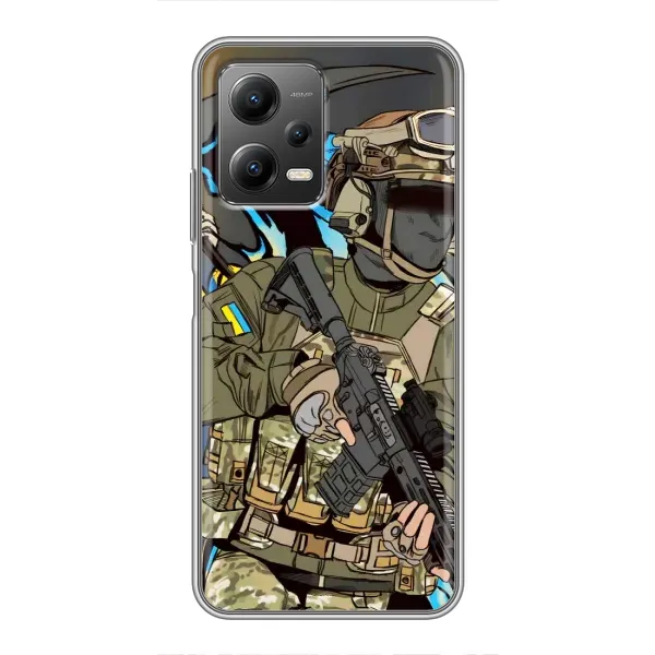 Чохол з принтом «Воїн ЗСУ» для Xiaomi POCO X5 (5G)