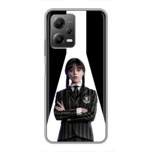 Чехлы Венсдей на Xiaomi POCO X5 (5G) Уэнсдей (AlphaPrint) (W-Wednesday)