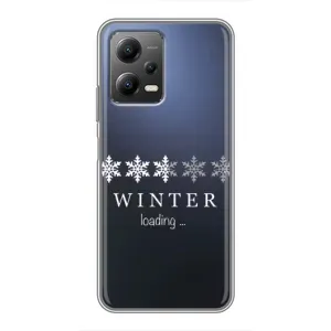 Зимні Чохли для Сяомі POCO X5 (5G) - прозорий фон (Winter loading)