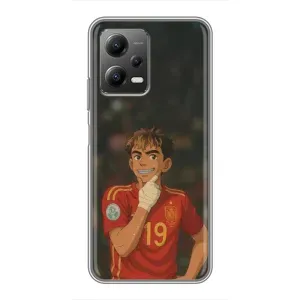 Чехол с футболистом Ламин Ямаль Xiaomi POCO X5 (5G) (Ямаль аниме)