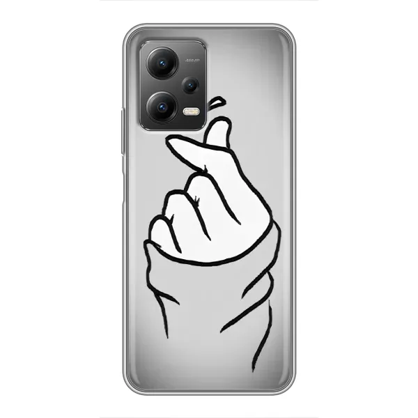 Чехол с принтом «Значок Love» для Xiaomi POCO X5 (5G)
