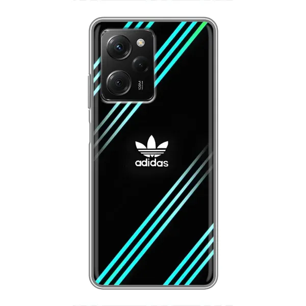 Чехол с принтом «Адидас с полосами» для Xiaomi POCO X5 Pro (5G)