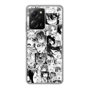 Чехлы Персонажи Аниме Наруто для Xiaomi POCO X5 Pro (5G) (AlphaPrint) (Ahegao manga)