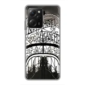 Чохол з дизайном Венздей 2 на Xiaomi POCO X5 Pro (5G) (Ворота Академії Невермор)