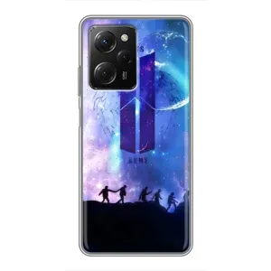 Чехлы BTS для Xiaomi POCO X5 Pro (5G) (AlphaPrint) (Army BTS)
