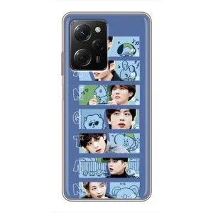 Чехлы BTS для Xiaomi POCO X5 Pro (5G) (AlphaPrint) (Bangtan)