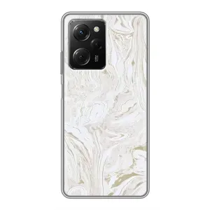 Мраморный чехол на Xiaomi POCO X5 Pro (5G) (VPrint) (Белый мрамор)