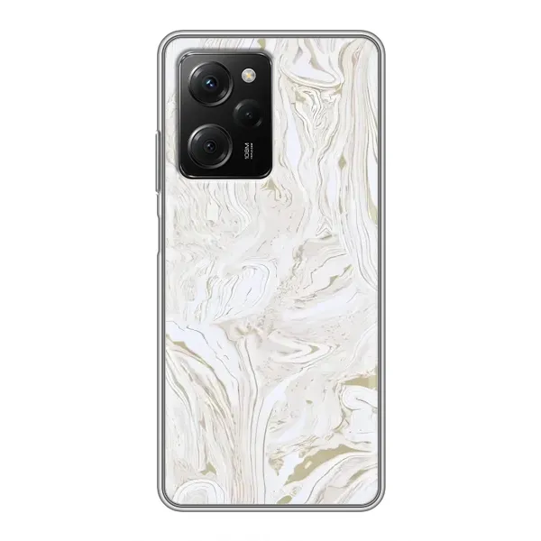 Чехол с принтом «Белый мрамор» для Xiaomi POCO X5 Pro (5G)
