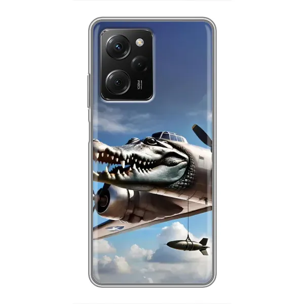 Чехол с принтом «Бомбардиро крокодило» для Xiaomi POCO X5 Pro (5G)
