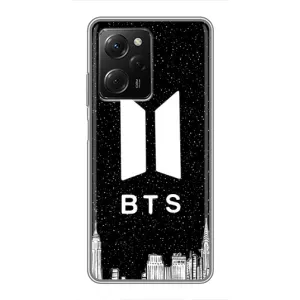 Чехлы BTS для Xiaomi POCO X5 Pro (5G) (AlphaPrint) (БТС Лого)