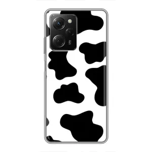 Чохол з принтом корови на Сяомі POCO X5 Pro (5G) (Чорная Буренка)