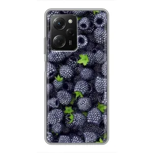 Чехлы с Фруктами для Xiaomi POCO X5 Pro (5G) (VPrint) (Ежевика)