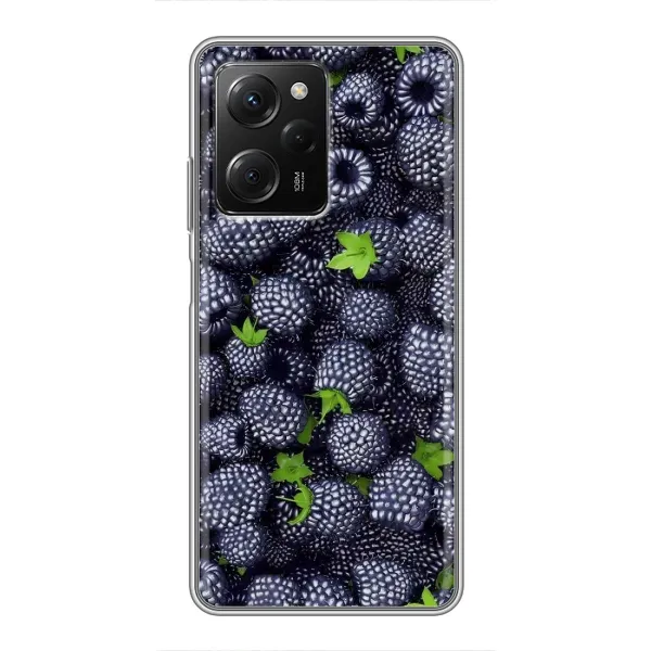 Чехол с принтом «Ежевика» для Xiaomi POCO X5 Pro (5G)