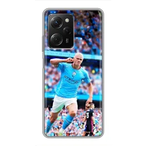 Чехлы с футболистом Ерлинг Холанд для Xiaomi POCO X5 Pro (5G) (AlphaPrint) (фанаты Холанда)