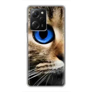 Чехлы с Котиками для Xiaomi POCO X5 Pro (5G) (VPrint) (Глаз кота)