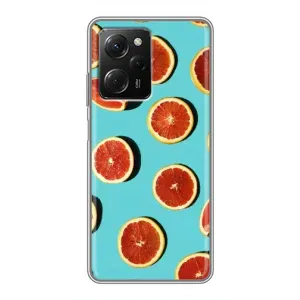 Чехлы с Фруктами для Xiaomi POCO X5 Pro (5G) (VPrint) (Грейпфрут)