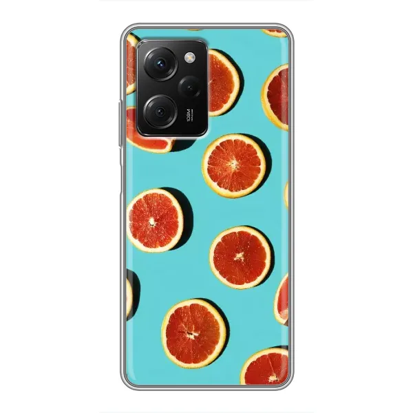 Чехол с принтом «Грейпфрут» для Xiaomi POCO X5 Pro (5G)
