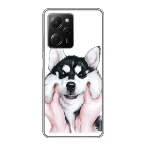 Чехол с Хаски для Xiaomi POCO X5 Pro (5G) - (AlphaPrint) (Хаски улыбака)