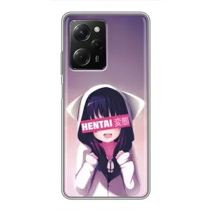 Чехлы Персонажи Аниме Наруто для Xiaomi POCO X5 Pro (5G) (AlphaPrint) (Hentai chan)
