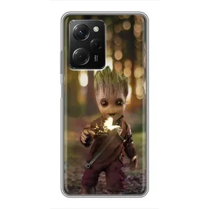 Чехол МАРВЕЛ для Поко Х5 Про (AlphaPrint) (I am Groot)