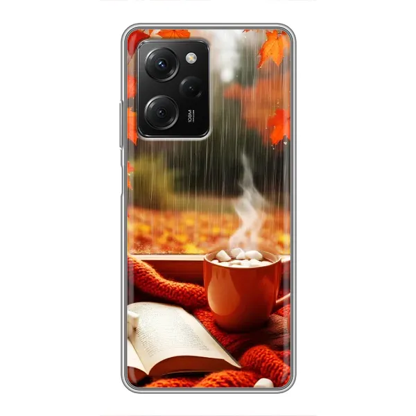 Чехол с принтом «Кофе и дождь» для Xiaomi POCO X5 Pro (5G) Чехол с принтом «Кофе и дождь» для Xiaomi POCO X5 Pro (5G)