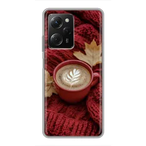 Чохол з унікальним дизайном 'Осінь з кавою' для Xiaomi POCO X5 Pro (5G) (Кава на ковдрі)