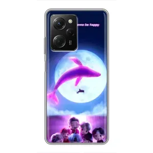 Чехлы BTS для Xiaomi POCO X5 Pro (5G) (AlphaPrint) (КИТ BTS)
