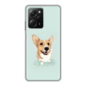 Чехлы с собаками для Xiaomi POCO X5 Pro (5G) (VPrint) (Корги)
