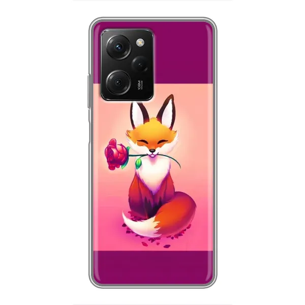 Чехол с принтом «Лисичка с розочкой» для Xiaomi POCO X5 Pro (5G) Чехол с принтом «Лисичка с розочкой» для Xiaomi POCO X5 Pro (5G)