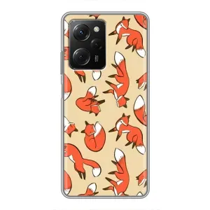 Чехлы с картинкой Лисички для Xiaomi POCO X5 Pro (5G) (VPrint) (Лисички)