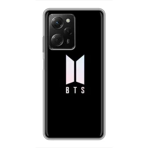 Чехлы BTS для Xiaomi POCO X5 Pro (5G) (AlphaPrint) (Лого BTS)