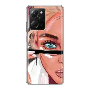 Чехол с печатью для Xiaomi POCO X5 Pro (5G) - (Мода) (AlphaPrint) (Макияж)