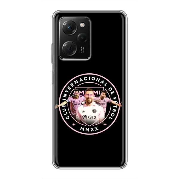 Чехол с принтом «Месси в лого» для Xiaomi POCO X5 Pro (5G) Чехол с принтом «Месси в лого» для Xiaomi POCO X5 Pro (5G)