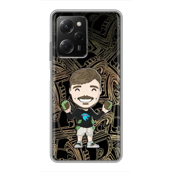 Чехол с принтом «Mister Beast» для Xiaomi POCO X5 Pro (5G)