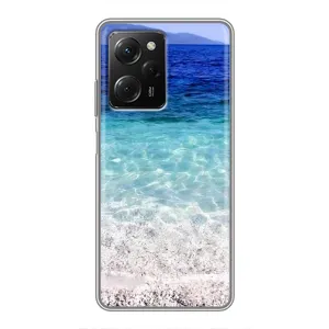 Силиконовый чехол с КАРТИНКАМИ лето для Xiaomi POCO X5 Pro (5G) (AlphaPrint) (Море)