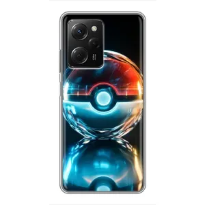 Чехол с Пикачу на Xiaomi POCO X5 Pro (5G) (Мяч Пикачу)