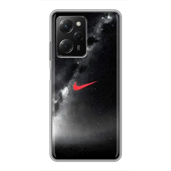 Чохол з принтом «Найк червоний» для Xiaomi POCO X5 Pro (5G)