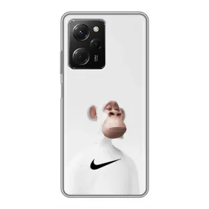 Чехлы с Обезьянами NFT для Xiaomi POCO X5 Pro (5G) (AlphaPrint) (обезьяна NFT Nike)