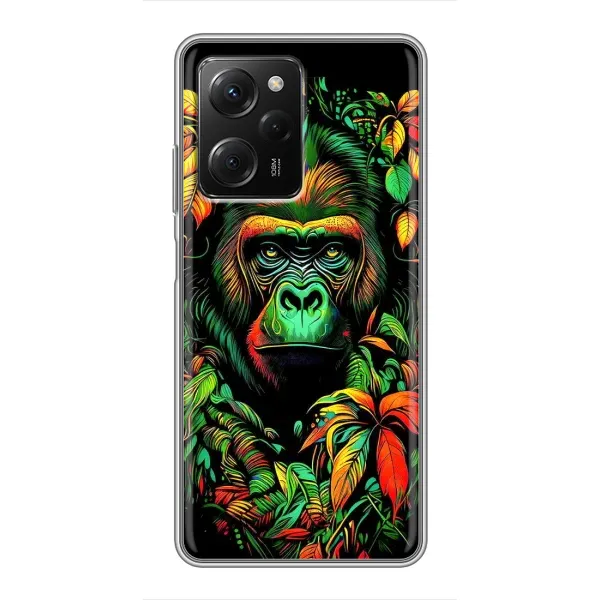 Чехол с принтом «Обезьяна в тропиках» для Xiaomi POCO X5 Pro (5G) Чехол с принтом «Обезьяна в тропиках» для Xiaomi POCO X5 Pro (5G)