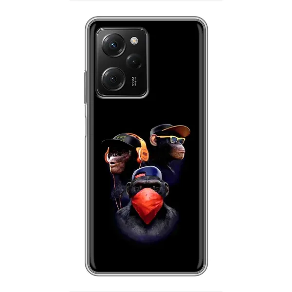 Чехол с принтом «Три обезьяны» для Xiaomi POCO X5 Pro (5G) Чехол с принтом «Три обезьяны» для Xiaomi POCO X5 Pro (5G)