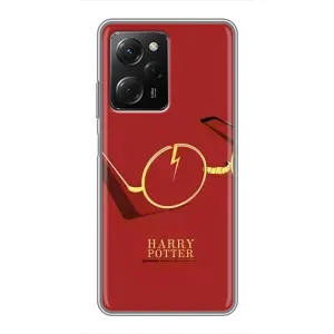 Чехлы с Гарри Поттером для Xiaomi POCO X5 Pro (5G) (AlphaPrint) (очки Гарри)