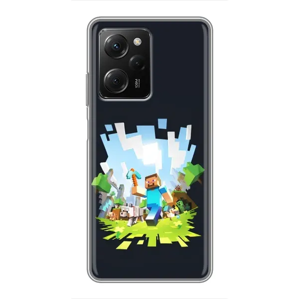 Чехол с принтом «персонажи Minecraft» для Xiaomi POCO X5 Pro (5G) Чехол с принтом «персонажи Minecraft» для Xiaomi POCO X5 Pro (5G)