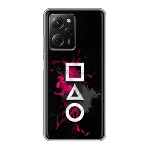 Чохол Гра в кальмара для Xiaomi POCO X5 Pro (5G) (Символи Гра кальмара)