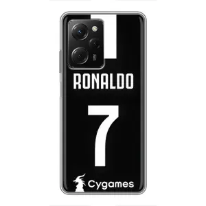 Чехол Криштиану Роналду для Xiaomi POCO X5 Pro (5G) (AlphaPrint) (RONALDO 7)